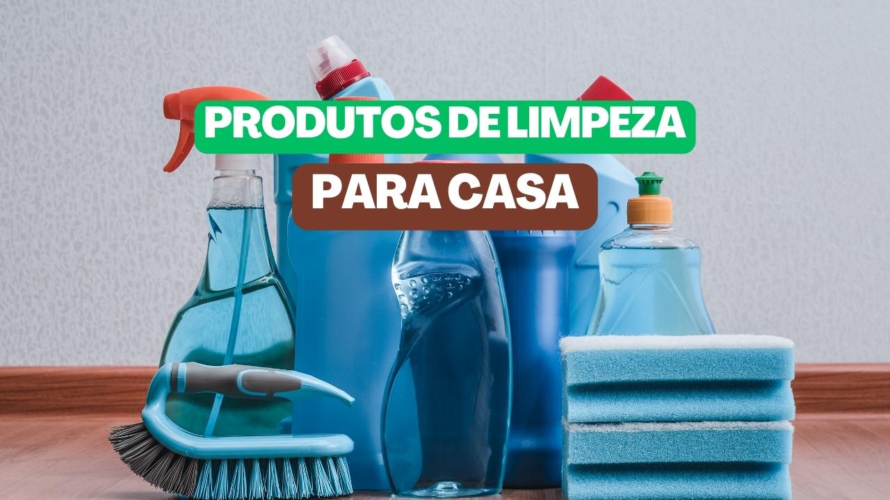 Produtos de limpeza para casa